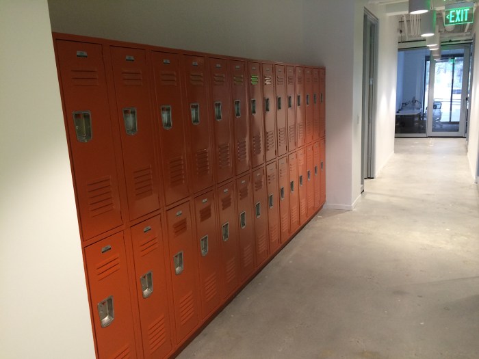 2nd floor lockers